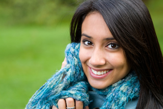a beautiful white smile